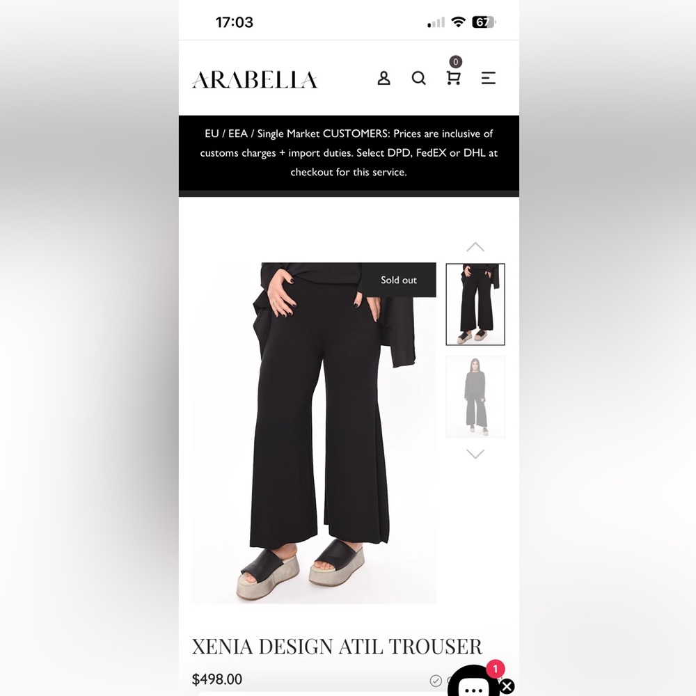 Black pants XD Xenia Design